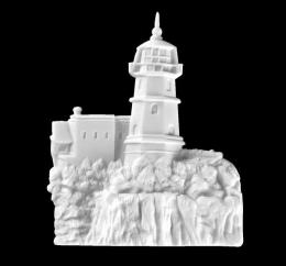 SYNTHETIC MARBLE LIGHTHOUSE ON CLIFF